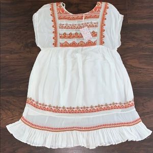 NWT Free People Sunrise Wanderer Embroidered Dress